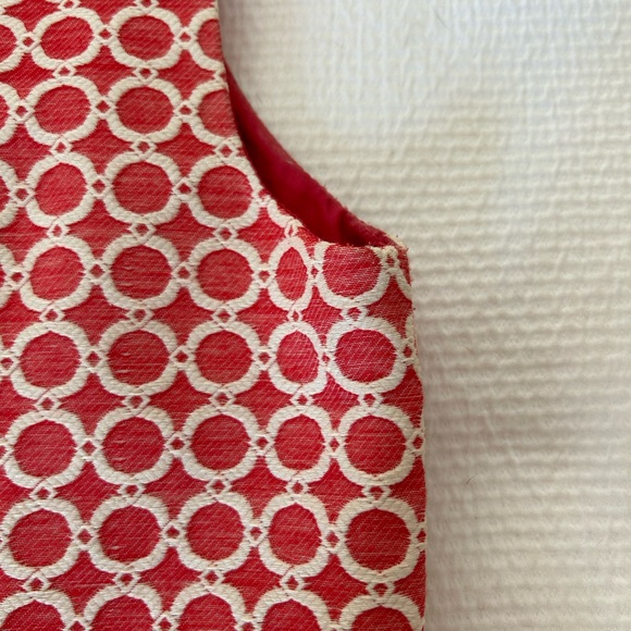 RICH CORAL TRINA TURK SHEATH STYLE DRESS - Picture 6 of 8